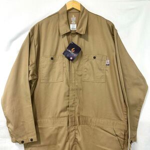 LAPCO FR NWT Flame Resistant Tan Long Sleeve Full Length Coveralls Mens XL REG